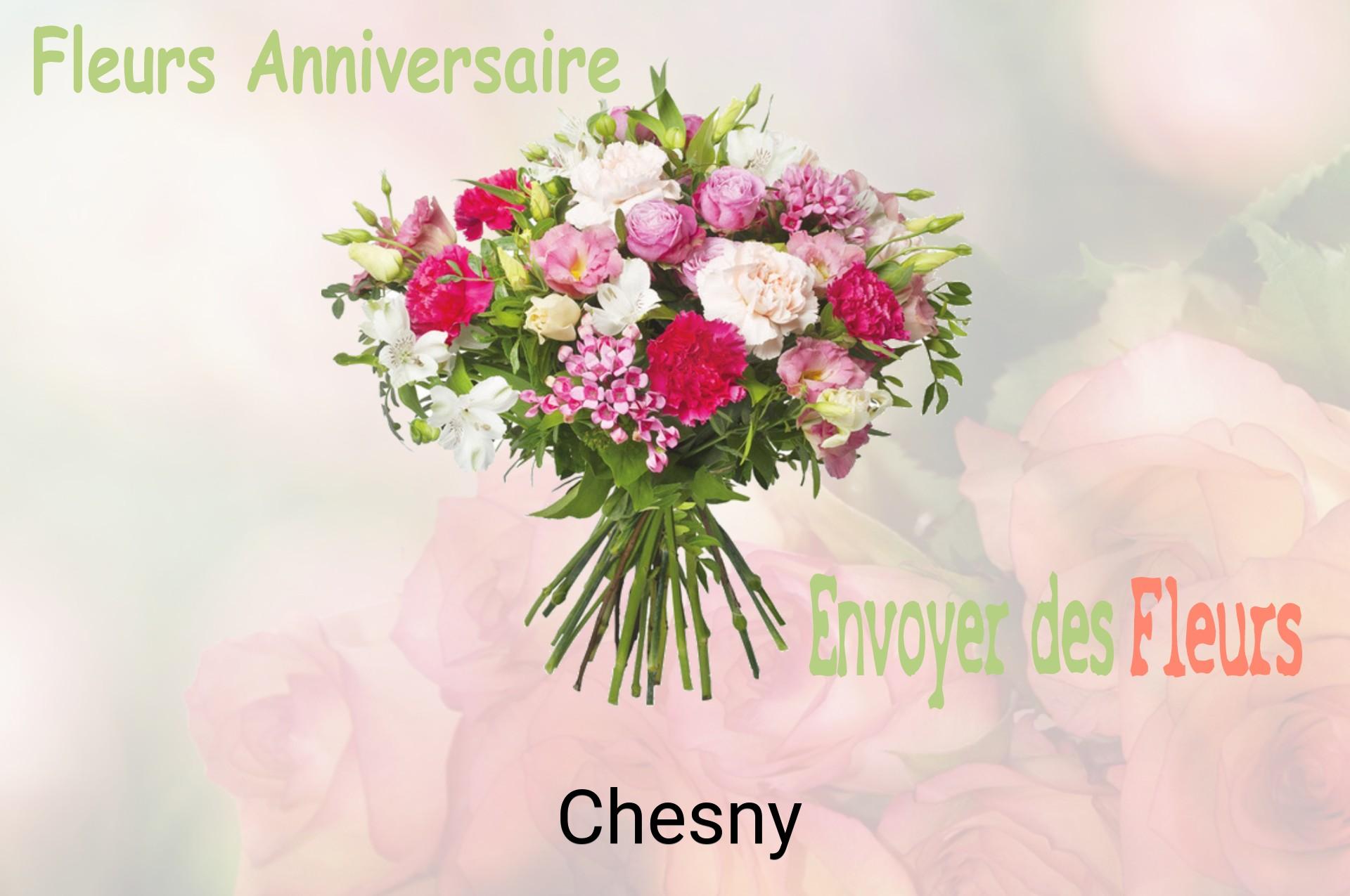 Bouquet de fleurs d’anniversaire livré à Chesny