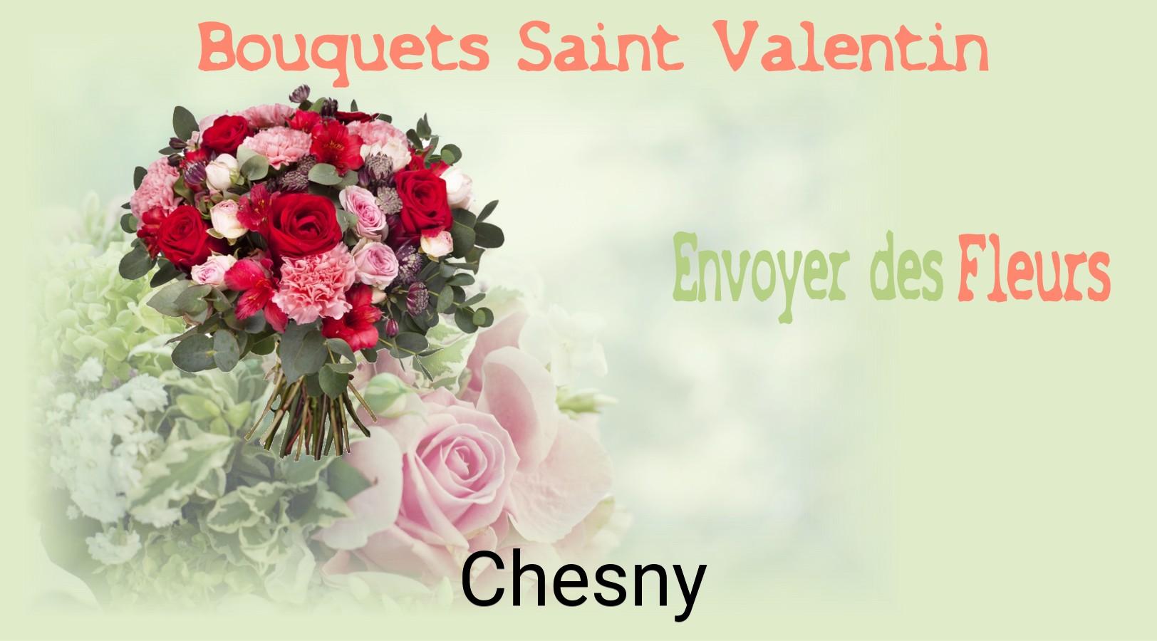 Roses de Saint-Valentin livrées à Chesny